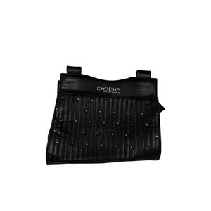 Stud Micro Shopper bebe Los Angeles Crossbody Handbag Purse/clutch No Strap‎